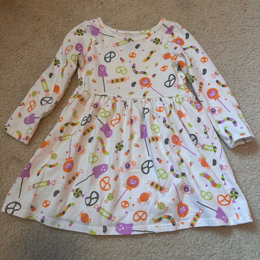 Colorful Halloween Snack Themed Dress
